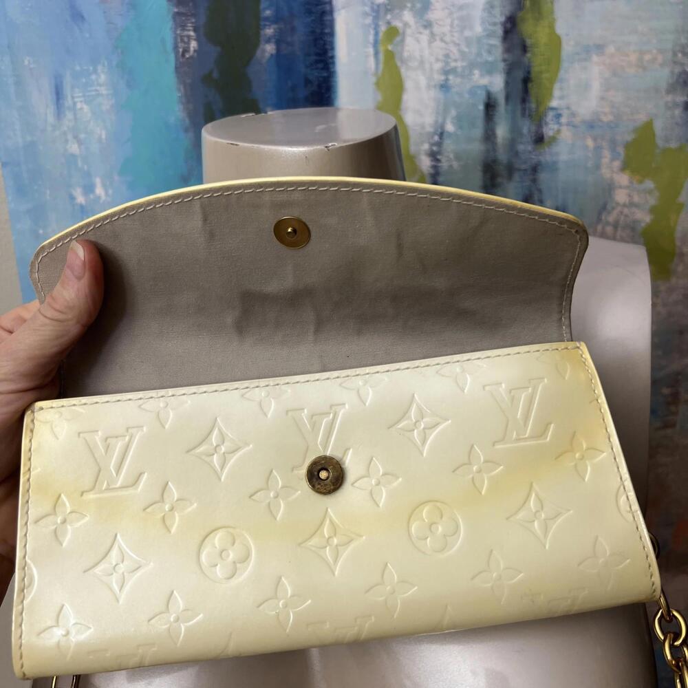 Authentic Louis Vuitton Monogram Vernis Sunset Boulevard Rose Nice Condition. - Picture 10 of 16
